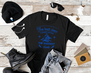 The Best View Short Sleeve Tshirt For Him
