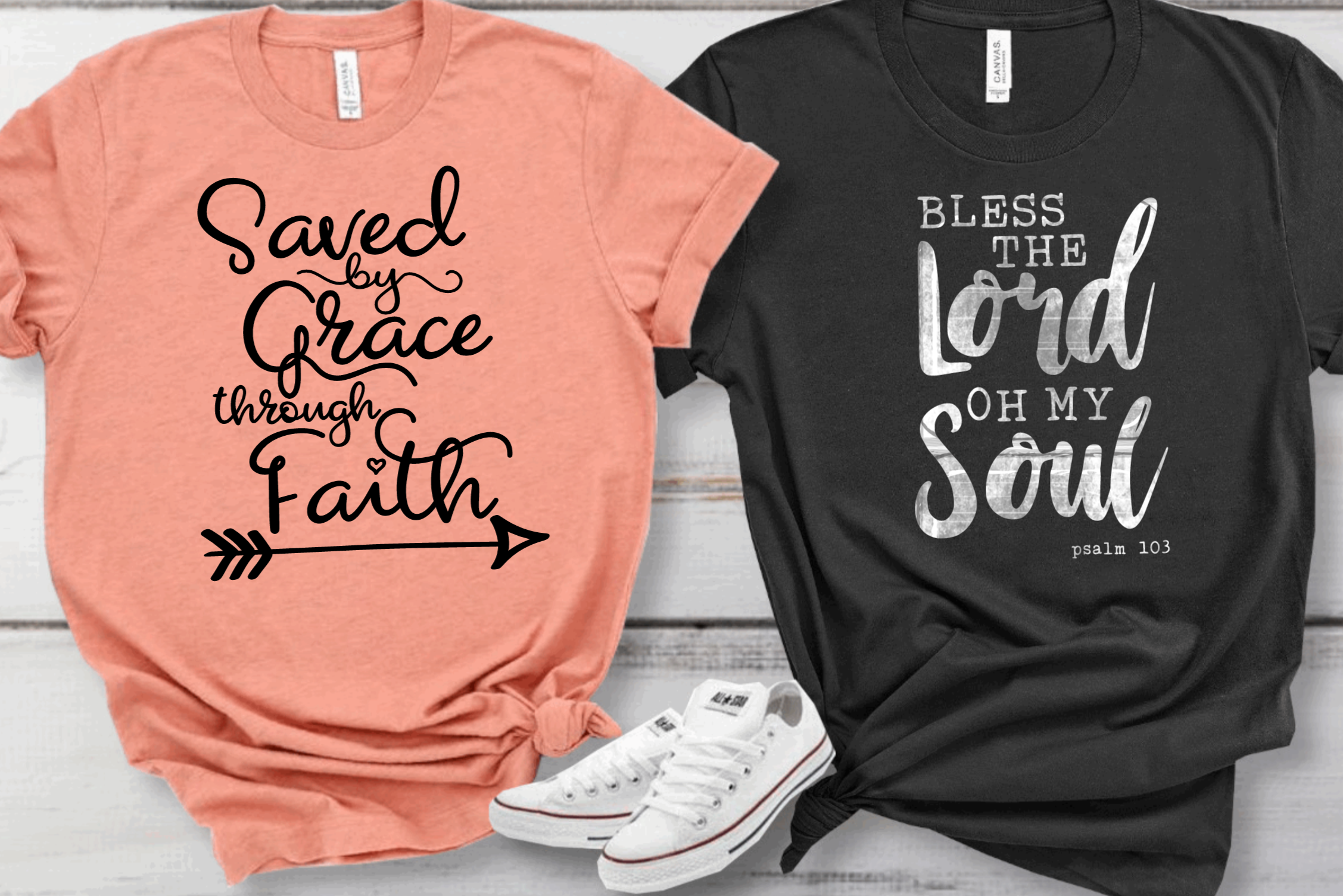 Saved By Grace Through Faith Women's Short Sleeve Tshirt
