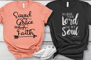 Bless The Lord Oh My Soul Women's Short Sleeve Tshirt