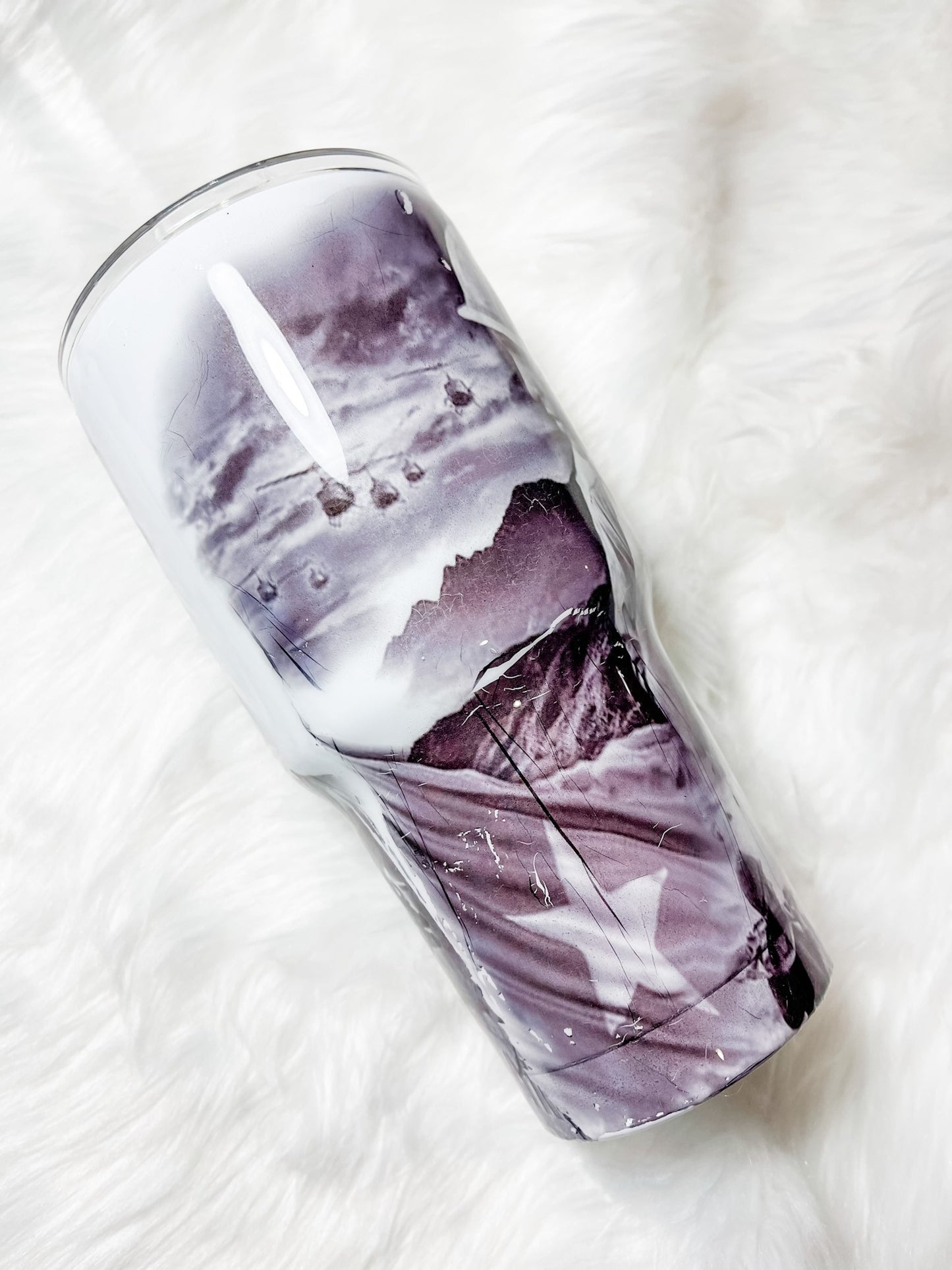 30 0z Stainless Steel Double Wall Modern Curve Tumbler