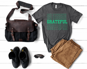 Grateful Retro Short Sleeve Tshirt For Him