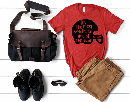 It's The Most Wonderful Time Of The Year Helmet Short Sleeve Tshirt For Him