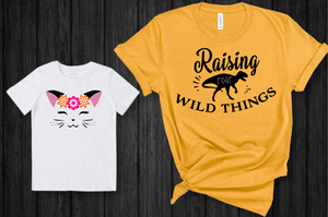Raising Wild Things Short Sleeve Women's Tshirt