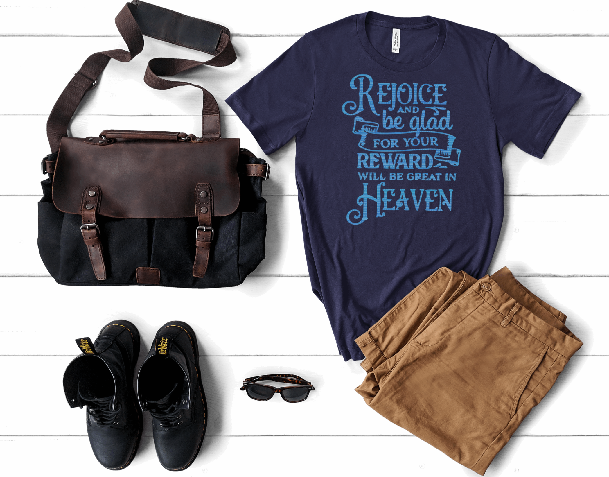 Rejoice And Be Glad Short Sleeve Tshirt For Him