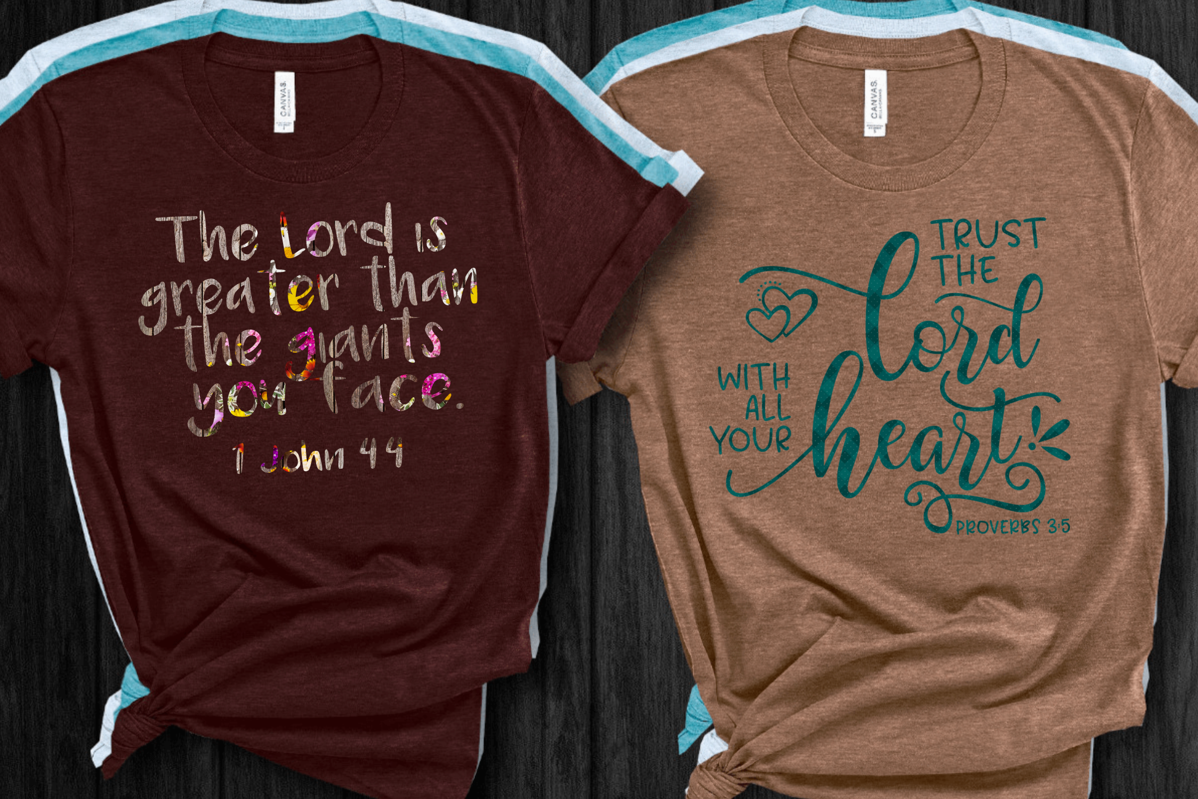 Trust The Lord With All Your Heart Short Sleeve Women's Tshirt
